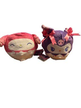 My Melody & Kuromi Reversible Plushie By Sanrio  Teeturtle  Hello Kitty & Friend